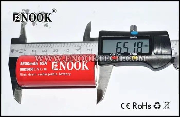 5500mAh 3.7V литий-ионная батарея 26650 перезаряжаемая 18650 плоская верхняя высокая батарея