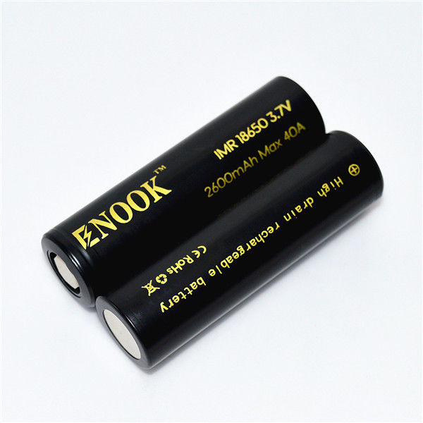Enook высокая скорость разряда 18650 глобус батарея enook 18650 2600mAh 40A 18650 литий-ионная батарея