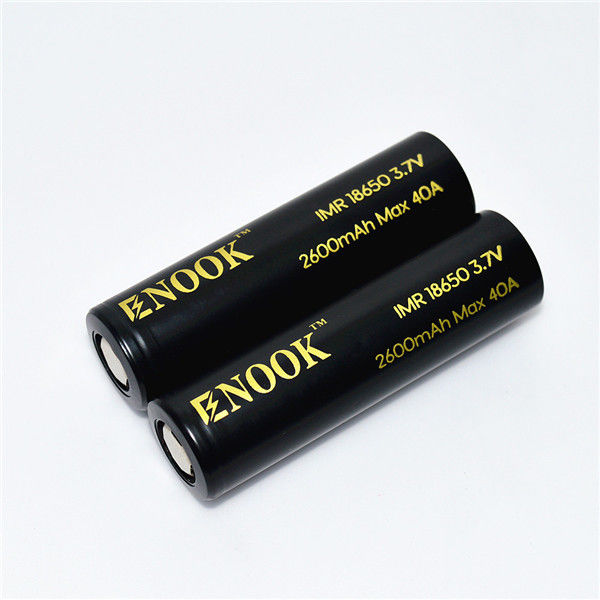 Enook высокая скорость разряда 18650 глобус батарея enook 18650 2600mAh 40A 18650 литий-ионная батарея