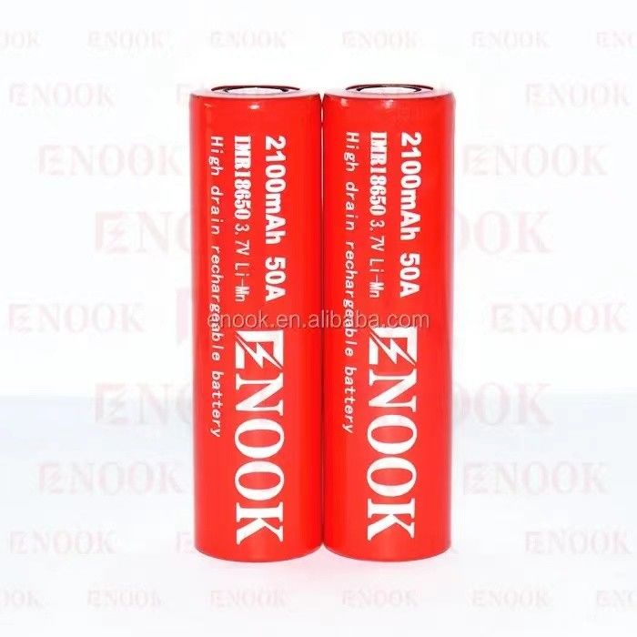 Портативный 18650 высокоустойчивый литий-ионный аккумулятор 2100mAh 3.7V Max 50A с плоской вершиной
