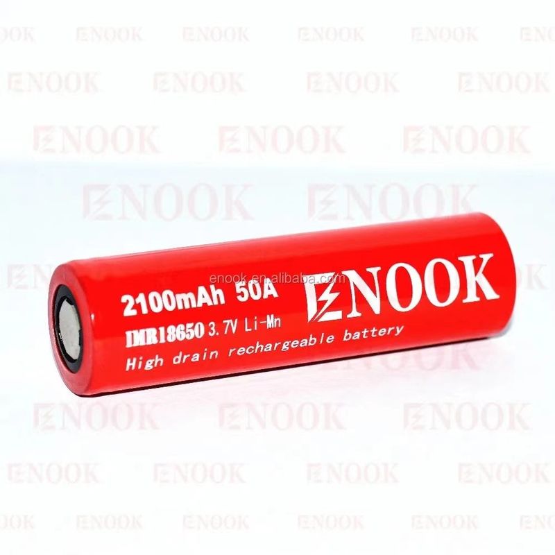 Портативный 18650 высокоустойчивый литий-ионный аккумулятор 2100mAh 3.7V Max 50A с плоской вершиной