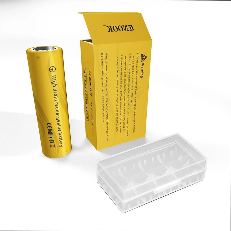 Doublepow Оптовая цена 18650 3.7V 2200mah перезаряжаемая батарея 40A 3.7V mod 18650 желтая литий-ионная батарея