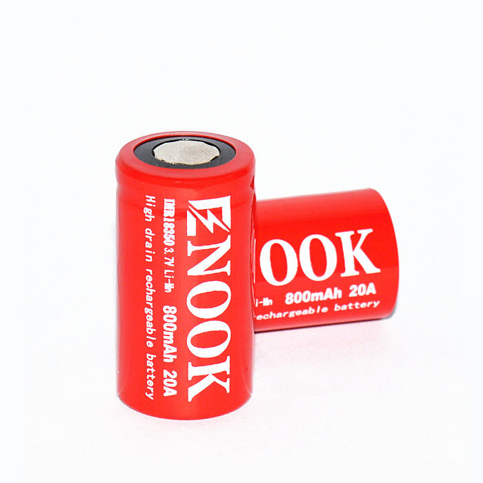 Заряжаемая батарея IMR Li Ion 800mAh 20amp 18350 Li Mn для фонариков