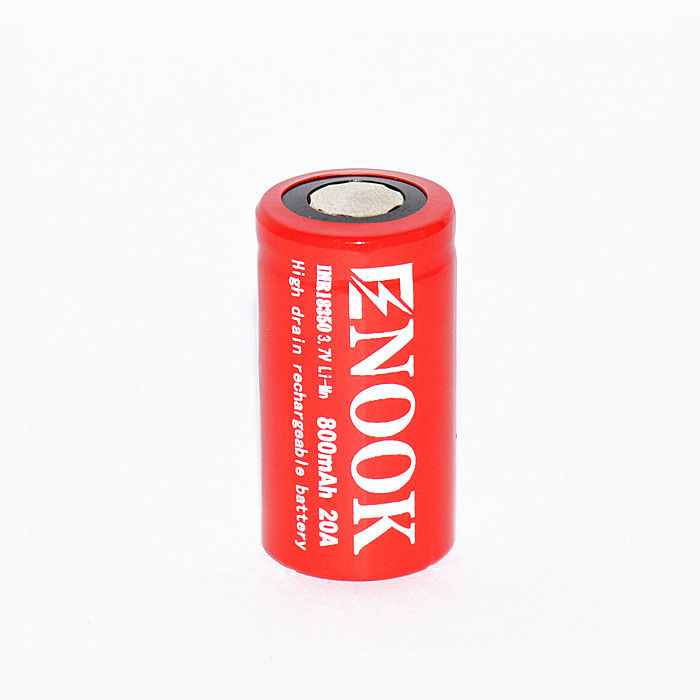Заряжаемая батарея IMR Li Ion 800mAh 20amp 18350 Li Mn для фонариков