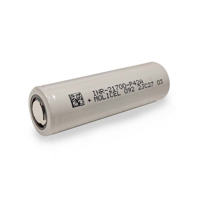 Молицель P42A Литий-ионная батарея Клетка 4200mAh 45A 3.7V 21700 Литий-ионная батарея