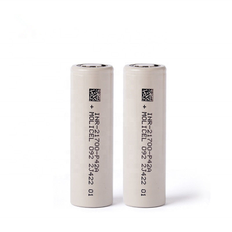 Молицель P42A Литий-ионная батарея Клетка 4200mAh 45A 3.7V 21700 Литий-ионная батарея