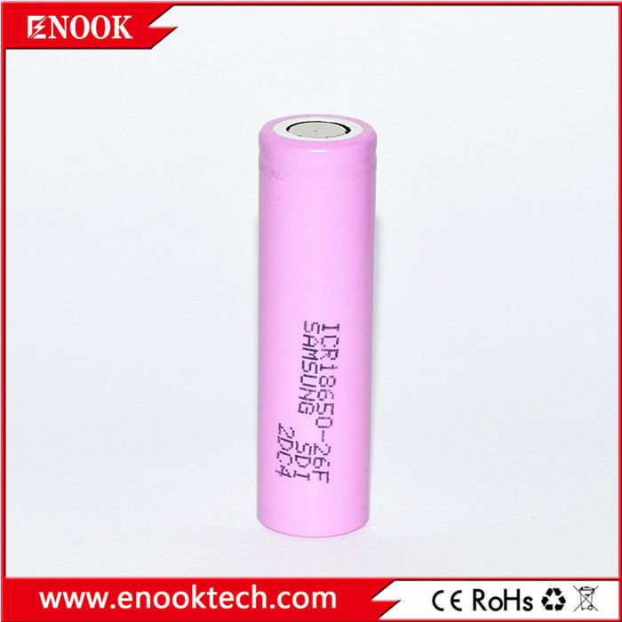 ICR18650 2200 мАч samsung-26F 3.7V перезаряжаемая литий-ионная батарея с высокой скоростью разряда