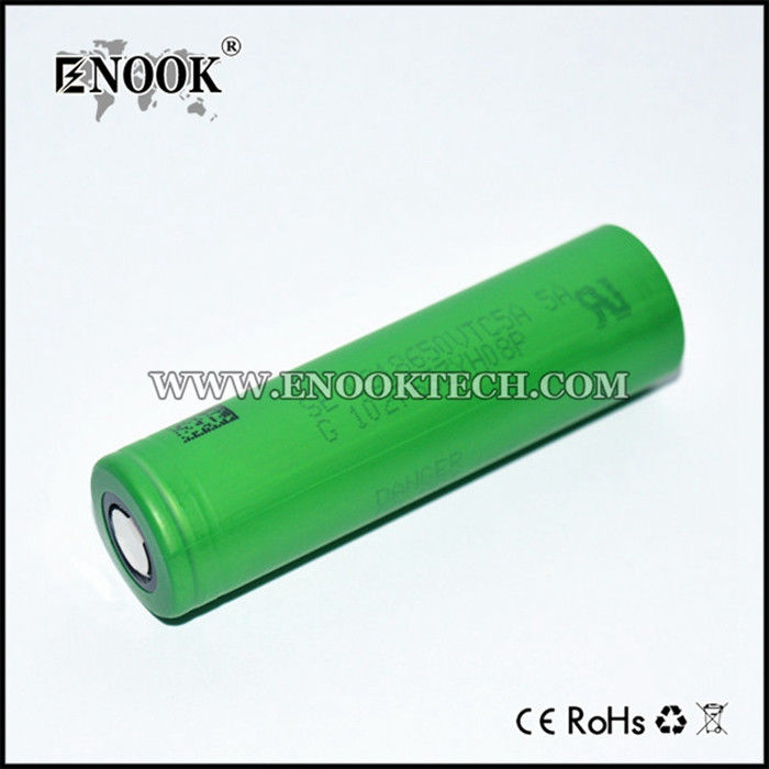 Спецификации батареи Vtc5 2600mAh оптом в ионной аккумуляторной батарее 3.7V 18650 батарея