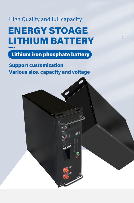 Система хранения солнечной энергии Lifepo4 Литий-ионный аккумулятор 51.2V 100ah Литий-литий-лифпо4 10kwh Раковые батареи серверов