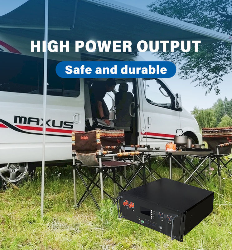 Enook Литийная батарея 51.2V 100ah 200ah LiFePO4 Серверная стойка батарея с ЖК-дисплеем для домашней системы хранения батареи