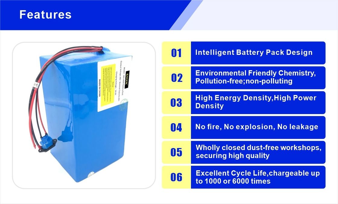 E Scooter Battery 48V 12Ah 20Ah мощные литий-ионные батареи Enook съемная батарея электрического скутера