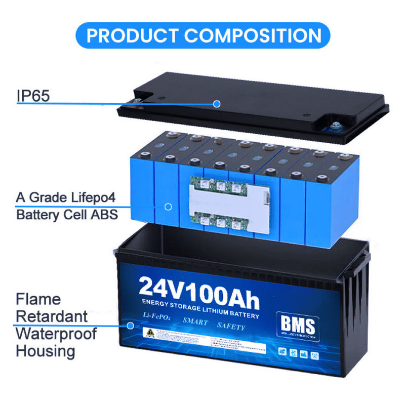 Enook Lifepo4 Аккумулятор 12.8v 80ah Железный фосфат Литийный аккумулятор 12V 80Ah Lifepo4 Солнечные батареи 80Ah Lifepo4 12V