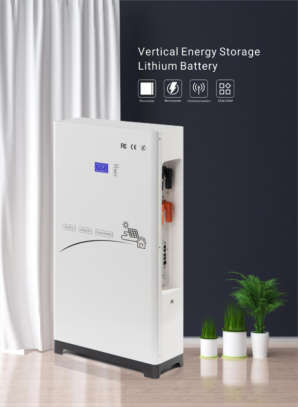 LifePO4 Литийная батарея Система хранения солнечной энергии 51.2V Гибридная сеть IP20 10 ~ 20 КВт