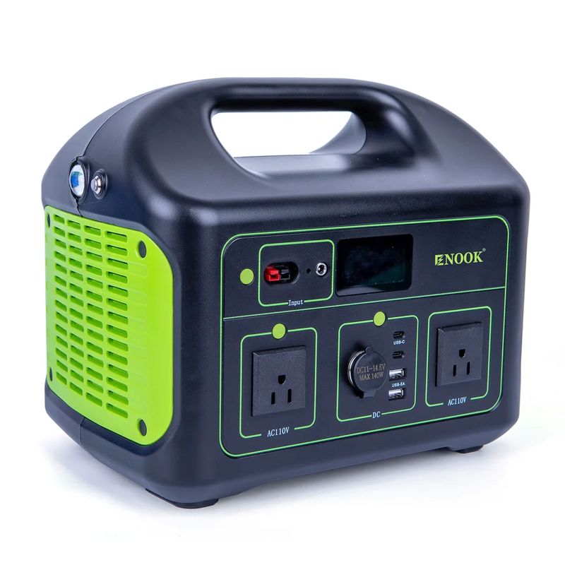 500Wh LiFePo4 аккумулятор Домашнее хранение энергии Солнечная зарядка 1000W портативная электростанция