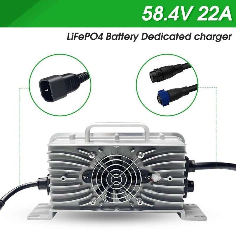 58.4V 100ah 105ah 200ah Торговая коляска для гольфа LiFePO4 Литий-ионная электрическая батарея 51.2V глубокий цикл IP64
